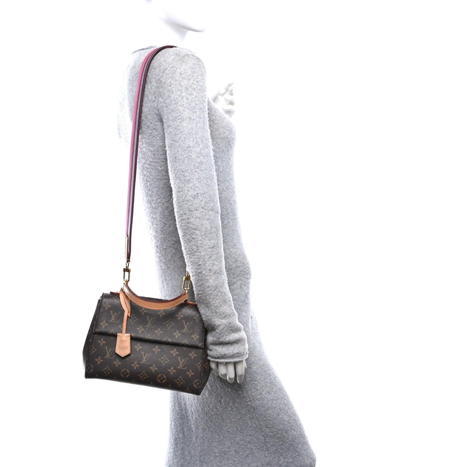 Monogram Cluny BB Bordeaux Fuchsia