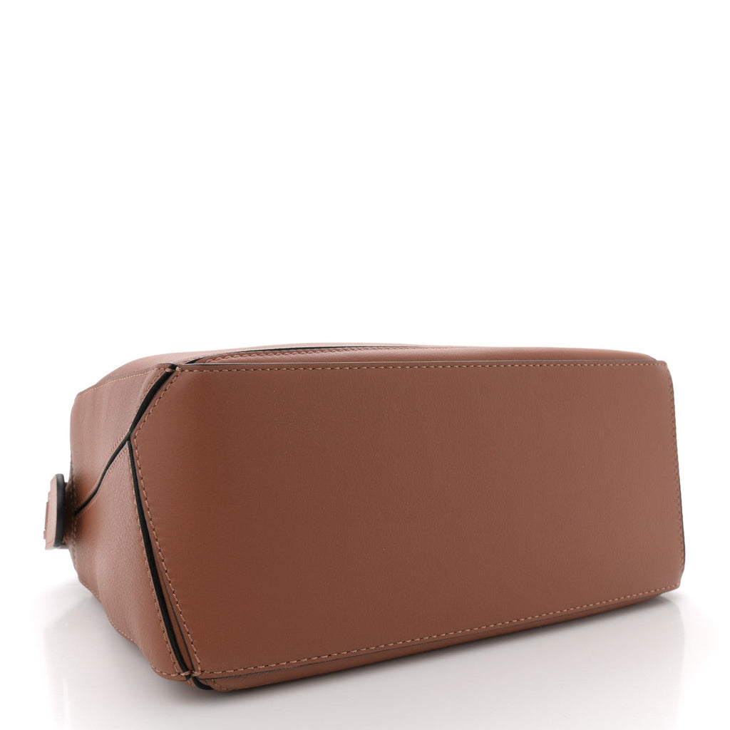 Grained Calfskin Small Puzzle Bag Tan