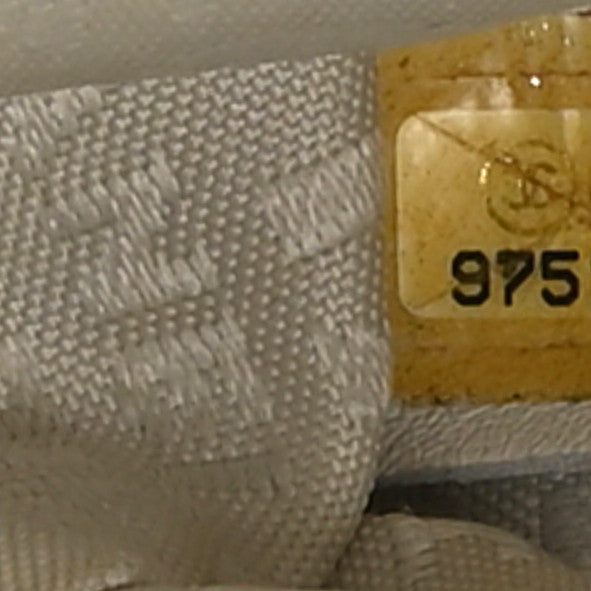 Calfskin Stitched Accordion Flap White
