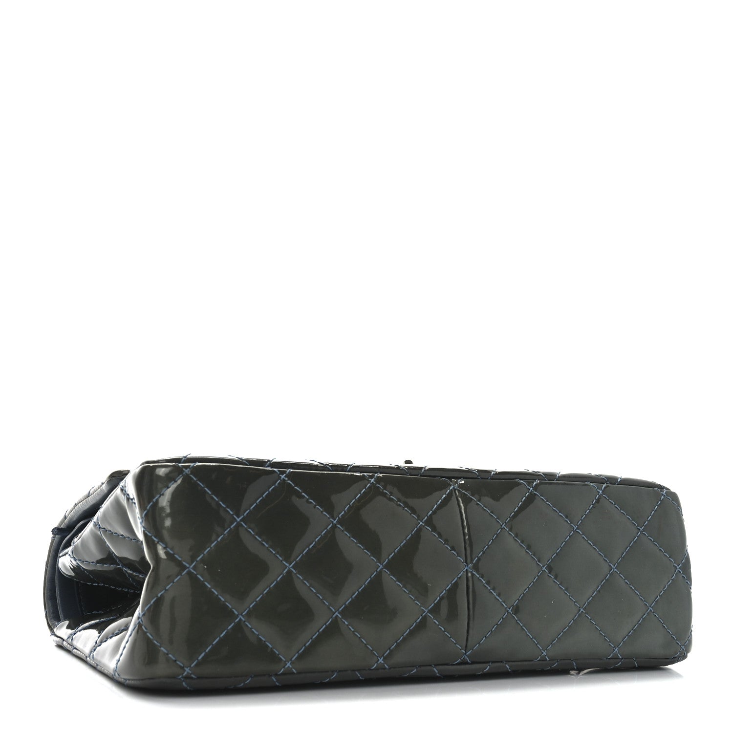 Patent Quilted 2.55 Reissue 226 Flap Blue