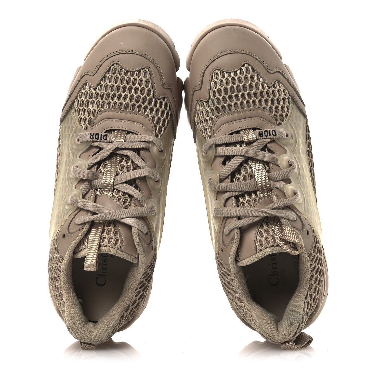 Mesh D-Connect Sneakers 37.5 Nude