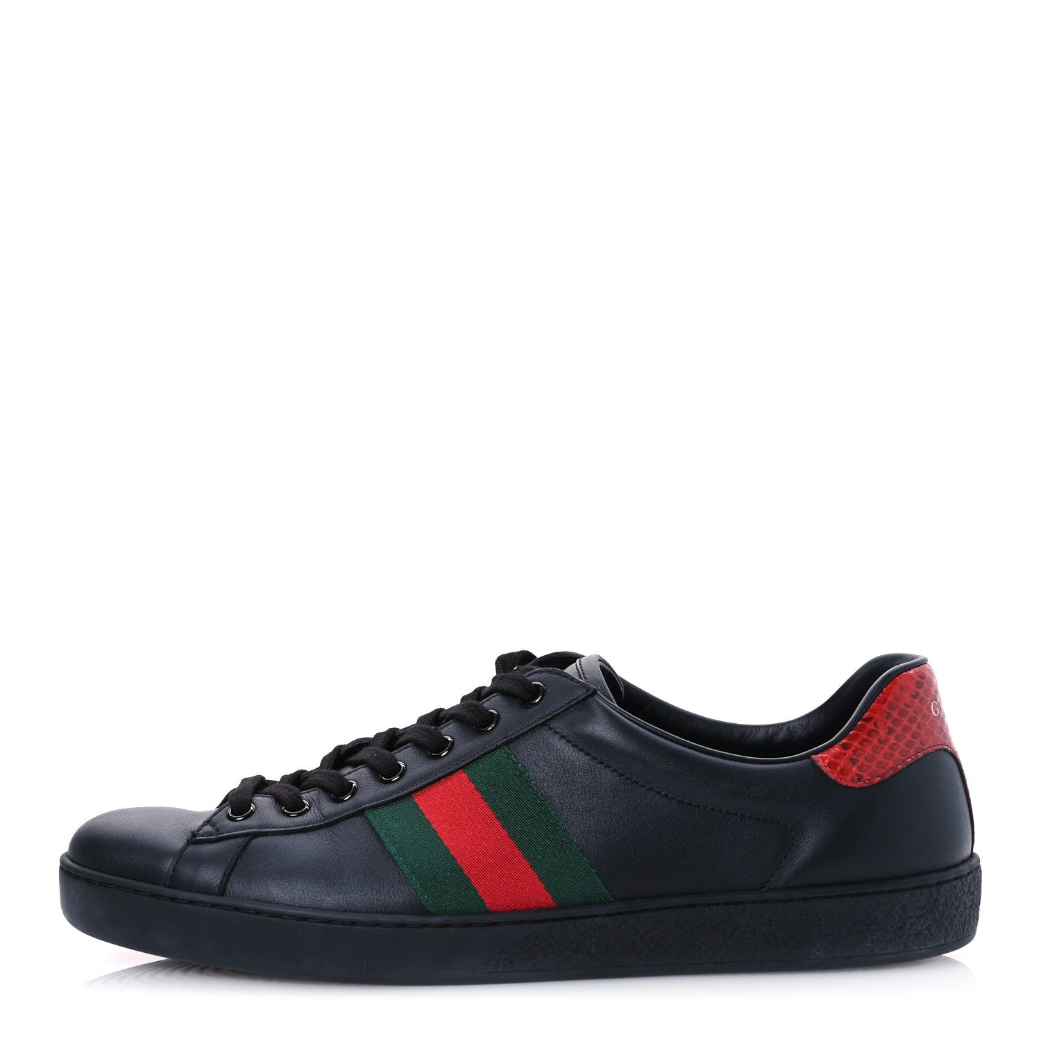 Miro Soft Calfskin Ayers Web Mens Ace Sneakers 10.5 Black Rosso