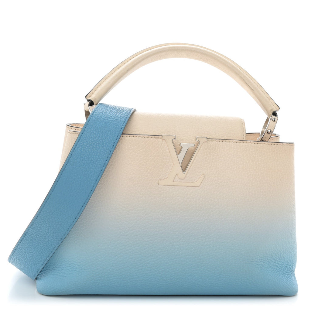 Taurillon Capucines MM Gradient Blue