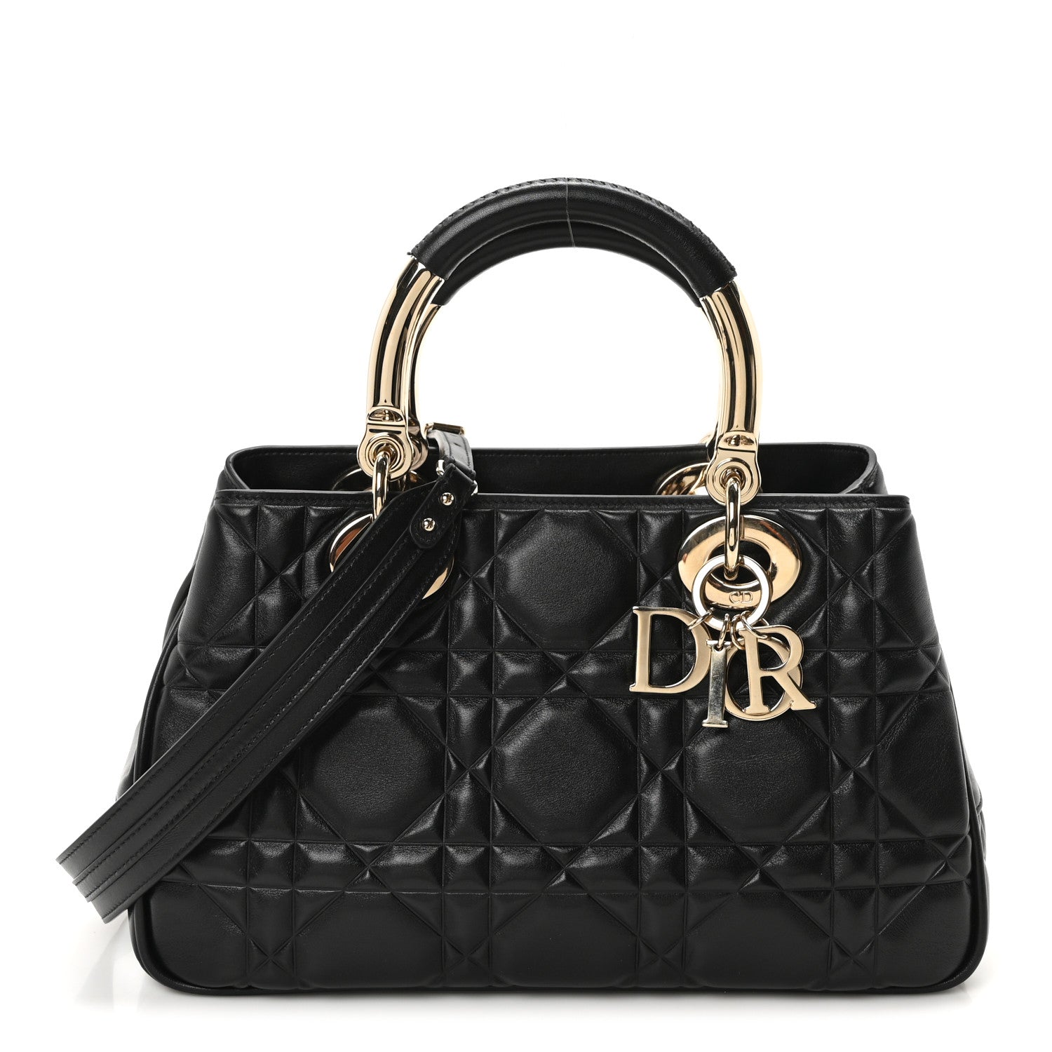 Calfskin Cannage Medium The Lady 95.22 Black