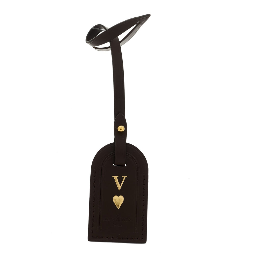 Calfskin Luggage Tag Ebene