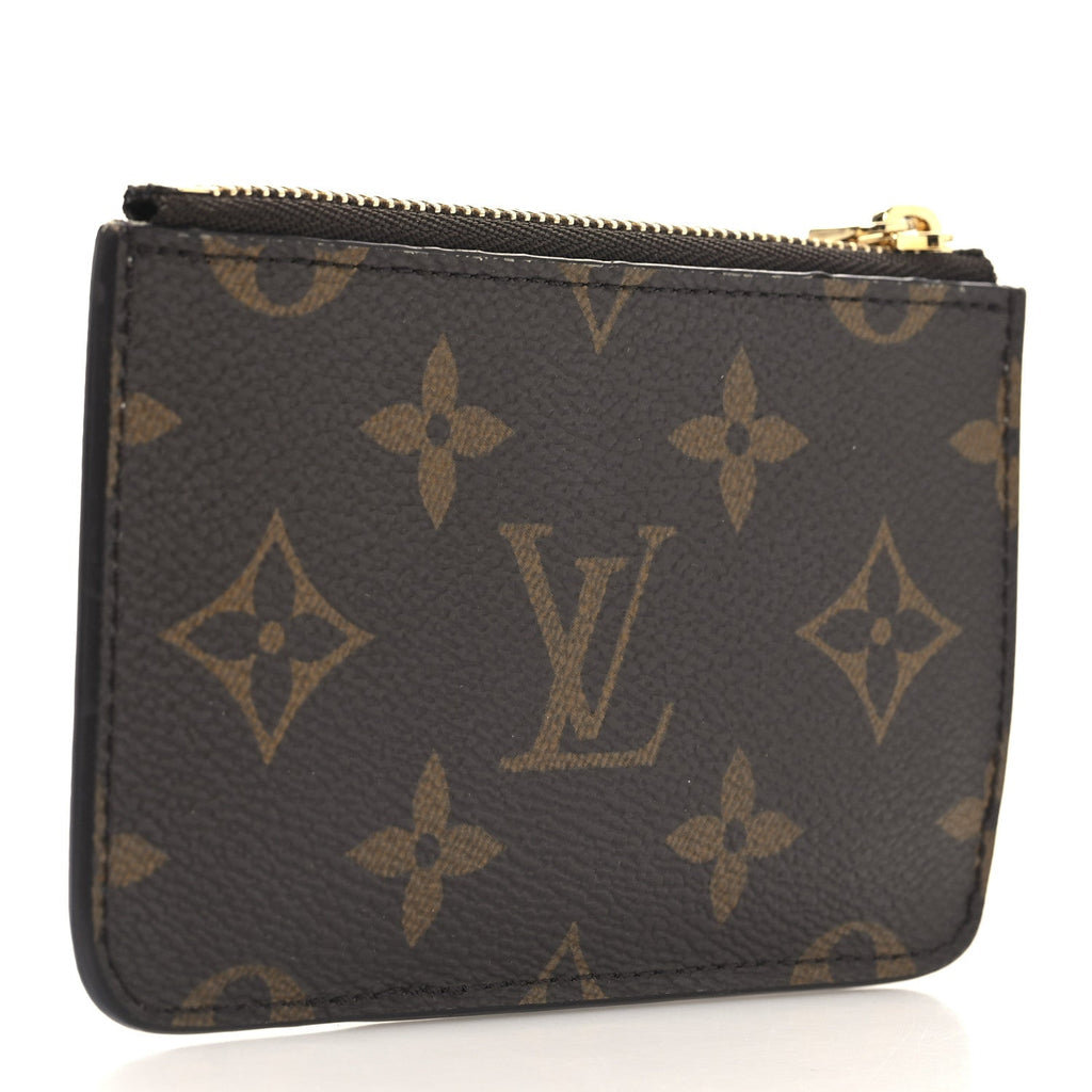 Monogram Zipped Romy  Holder Matcha