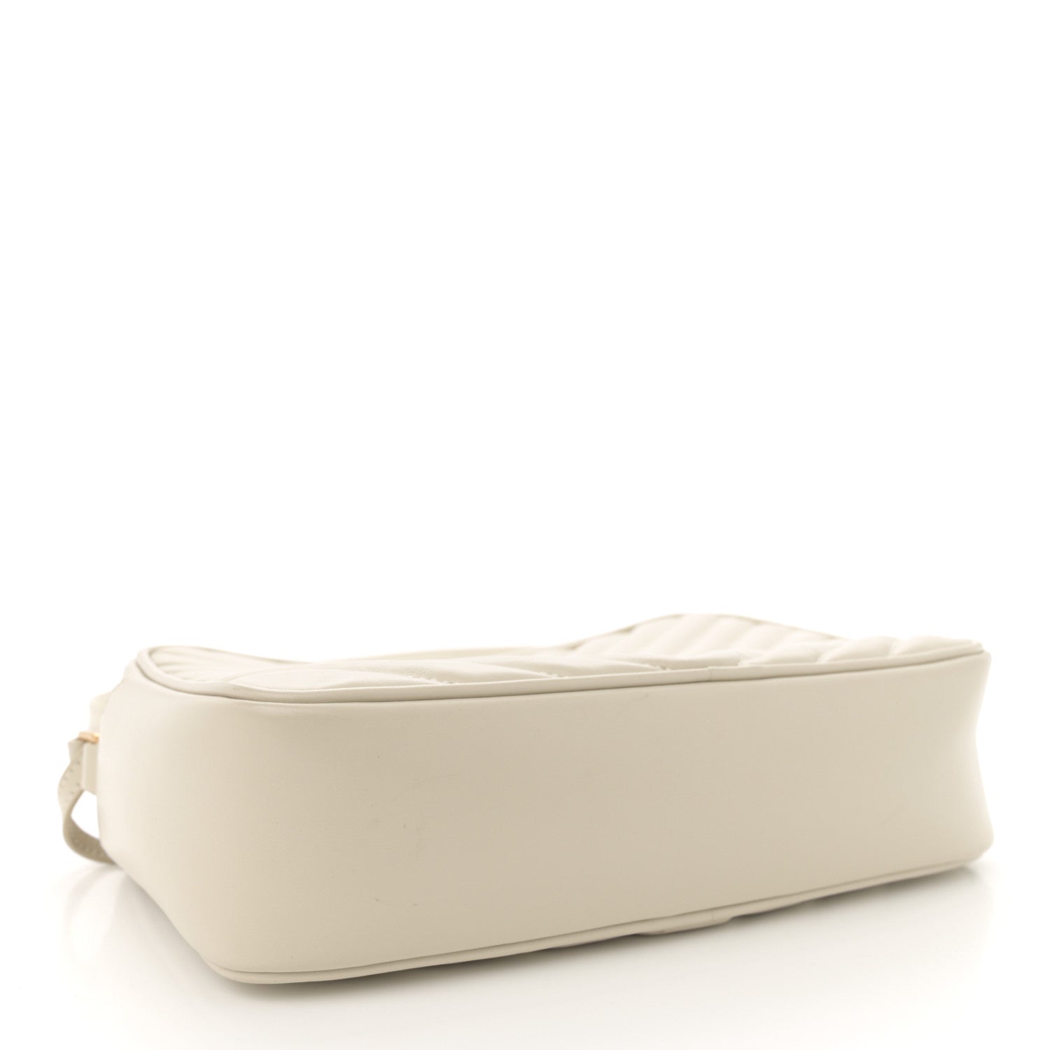 Calfskin Matelasse Monogram Lou Camera Bag Crema Soft