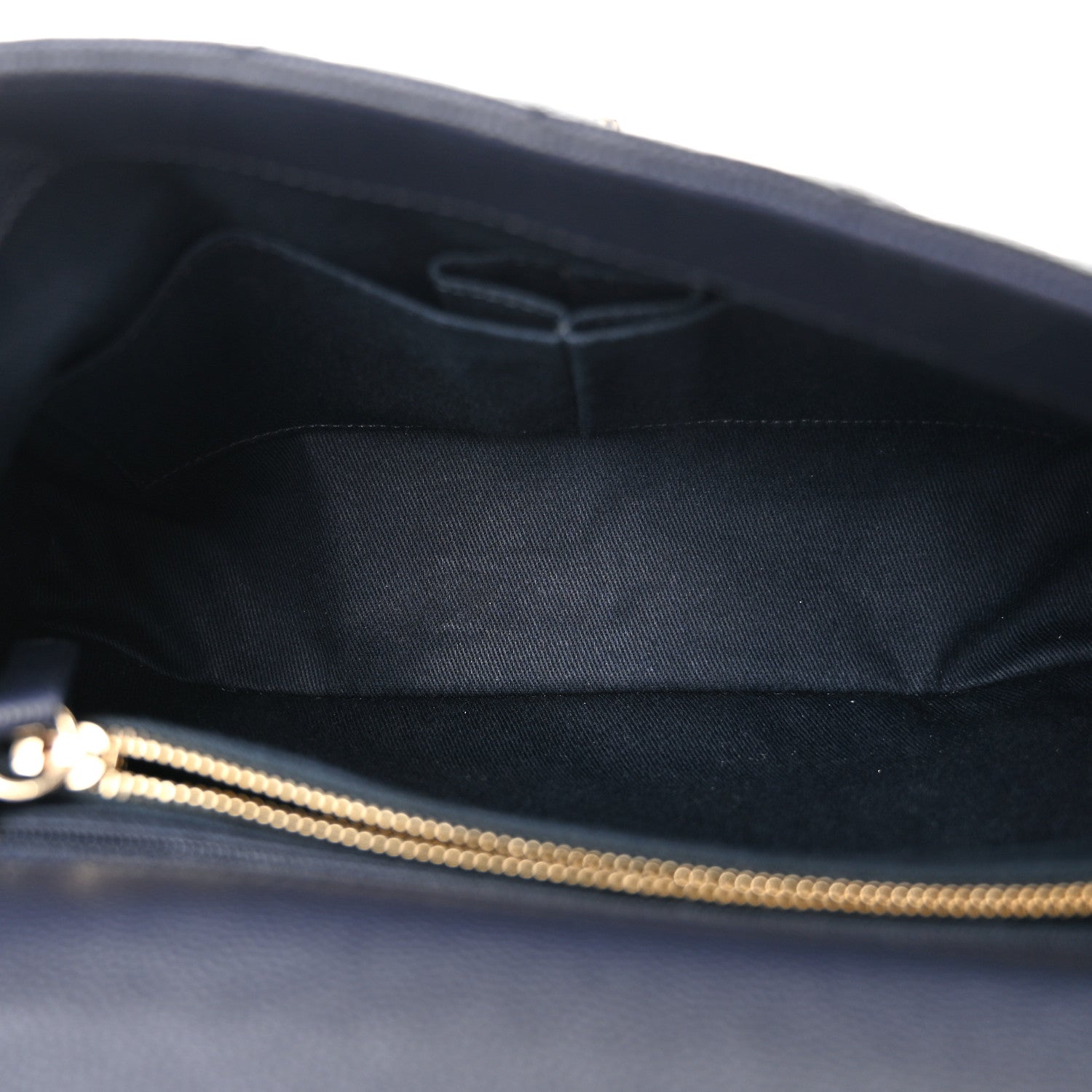 Caviar Quilted Small Coco Handle Flap Navy