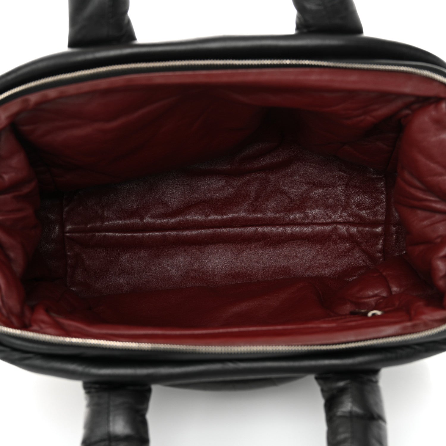 Lambskin Coco Cocoon Bowler Black