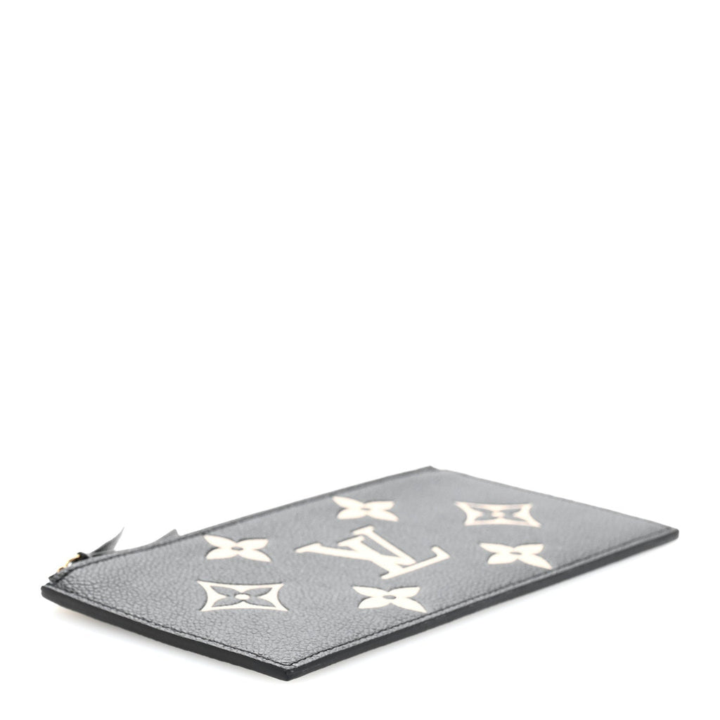 Empreinte Monogram Giant Crafty Pochette Felicie Zippered Insert Black