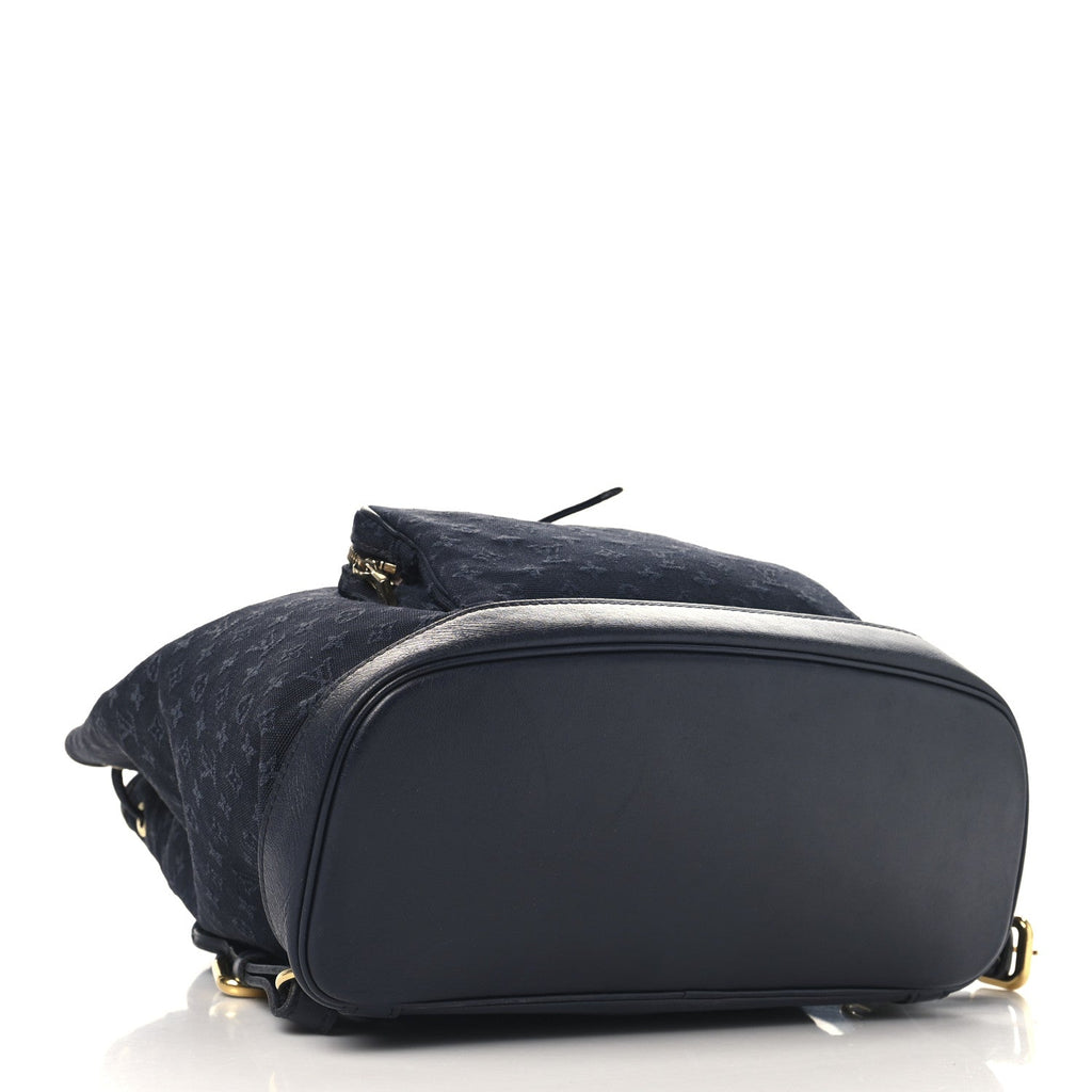 Mini Monogram Montsouris GM Backpack Blue