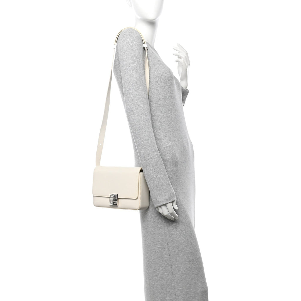 Box Calfskin Medium 4G Shoulder Bag Ivory
