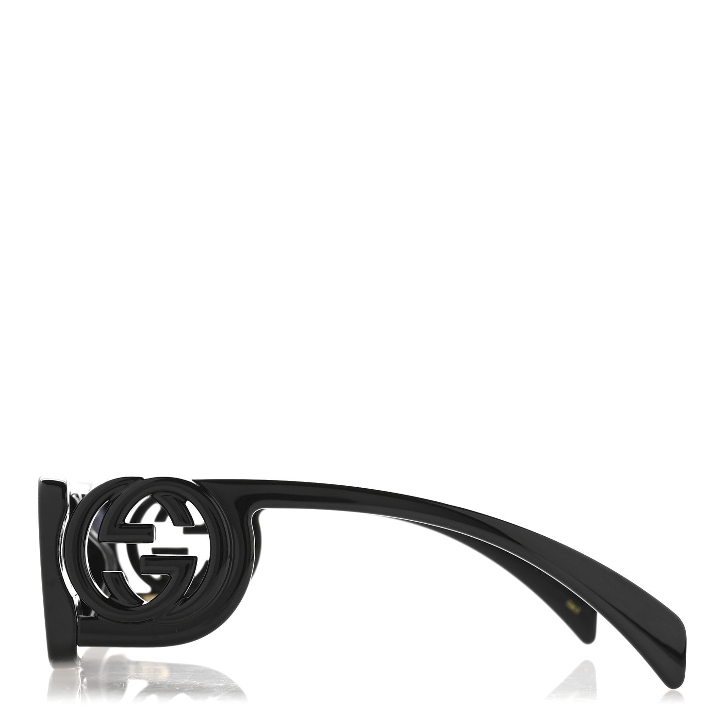 Acetate Chaise Rectangler Frame Sunglasses GG1325S Black