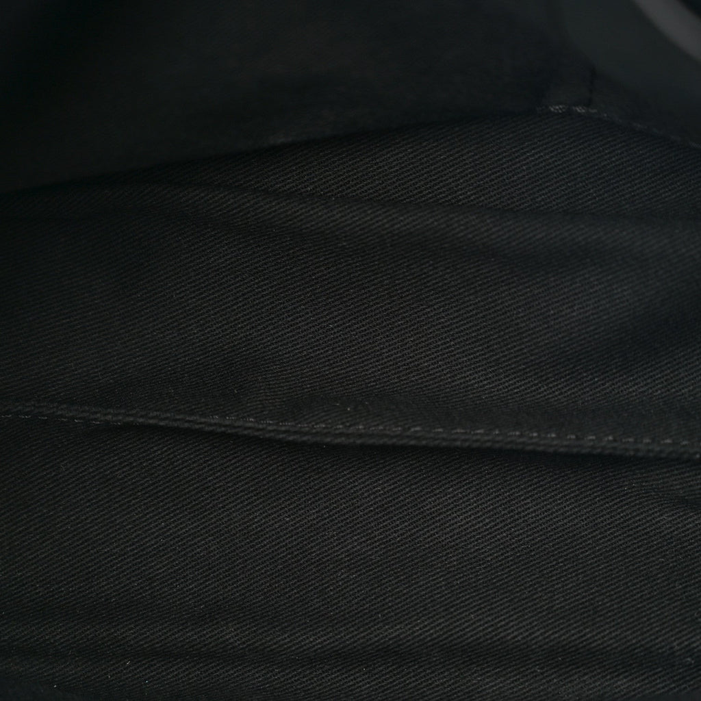 Grained Calfskin CC Pocket Tote Black