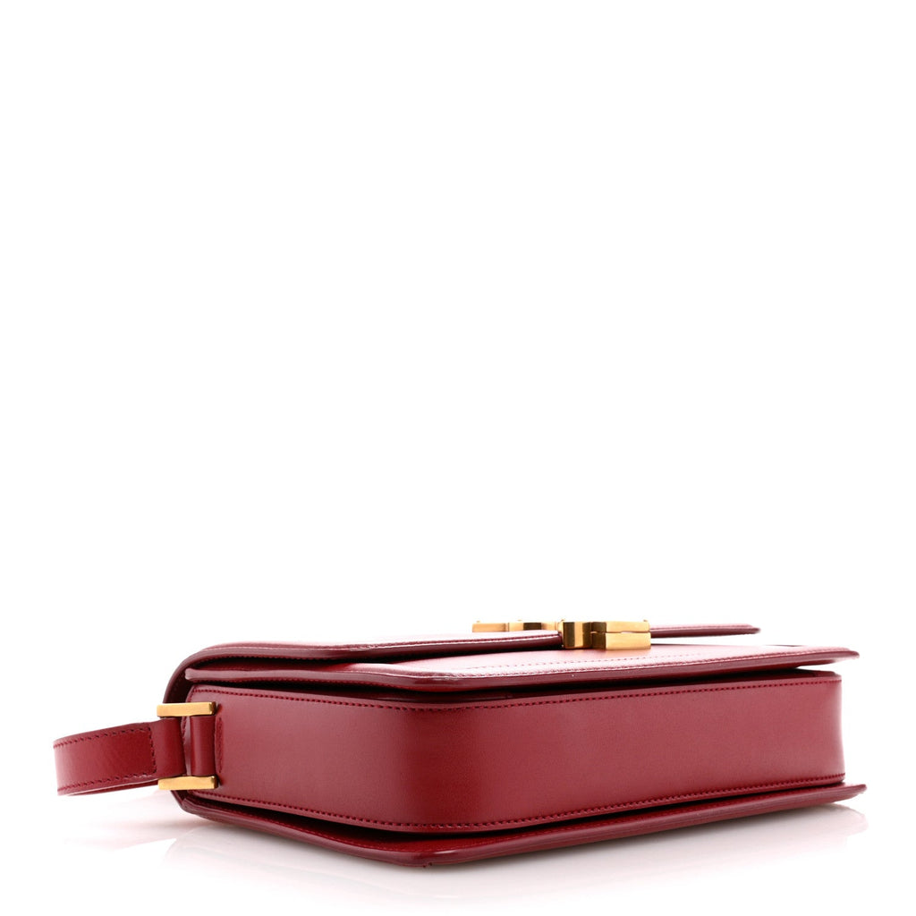 Box Calfskin Monogram Medium Solferino Satchel Rouge Opyum