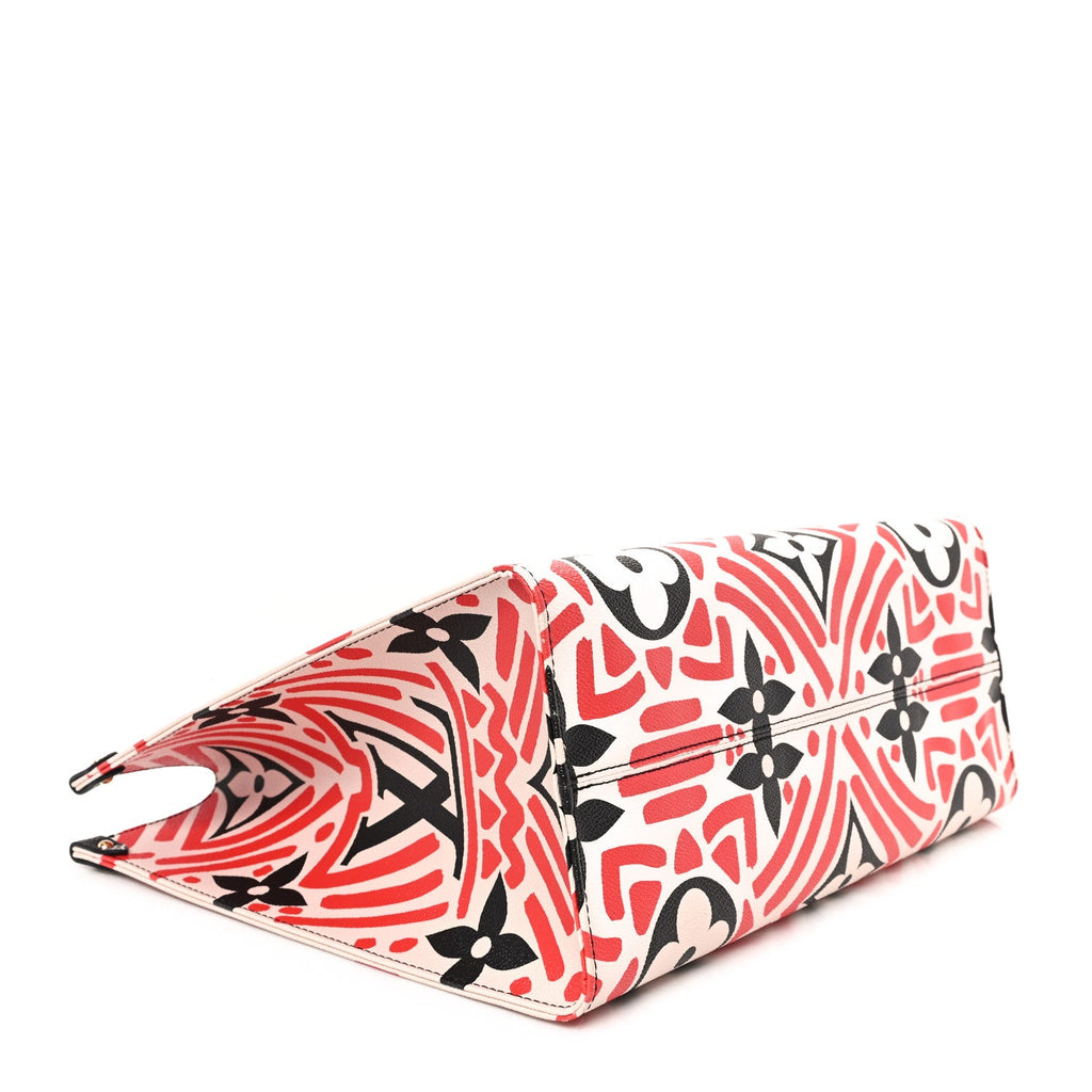 Monogram Giant Crafty Onthego GM Creme Rouge Black
