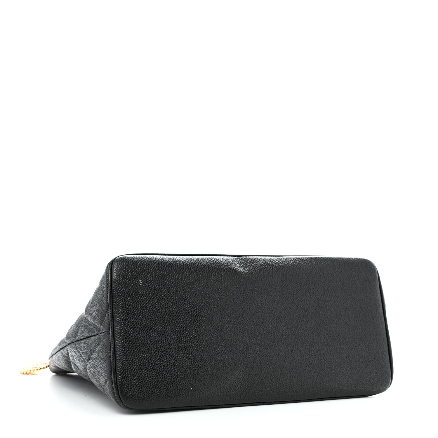 Caviar Quilted Medallion Tote Black