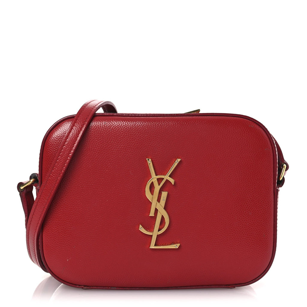 Grain De Poudre Small Classic Monogram Camera Bag New Red