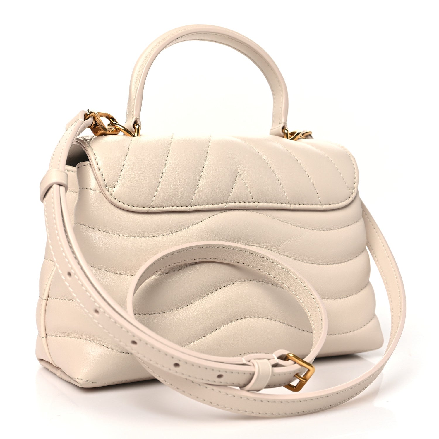 Calfskin Hold Me New Wave Ivory