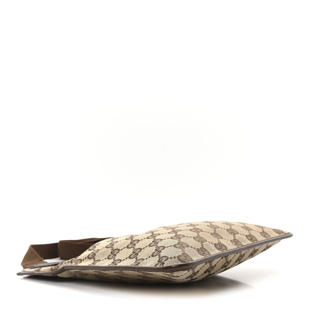 Monogram Messenger Crossbody Bag Brown