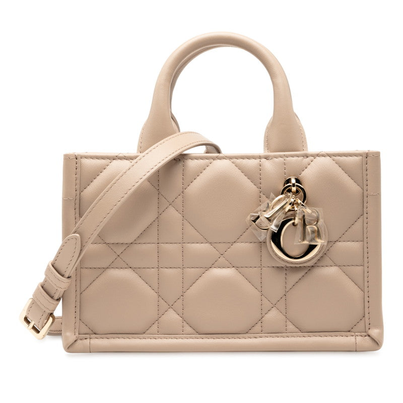 Dior Book Tote Macrocannage Leather 2way Bag