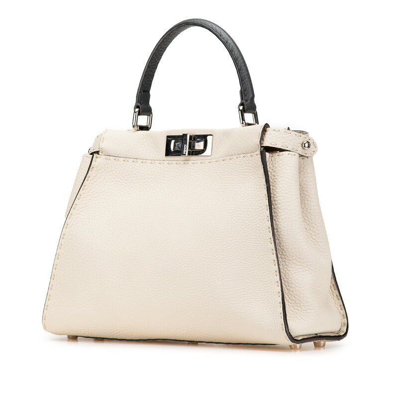 Fendi Peekaboo Selleria Leather 2way Bag