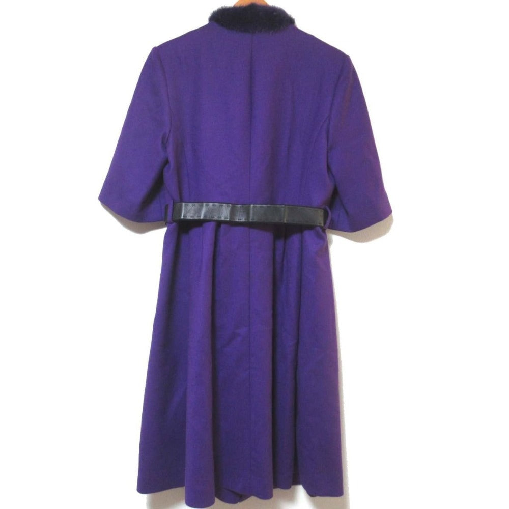 Fendi Official Name 100% Cashmere Mink Fur Coat