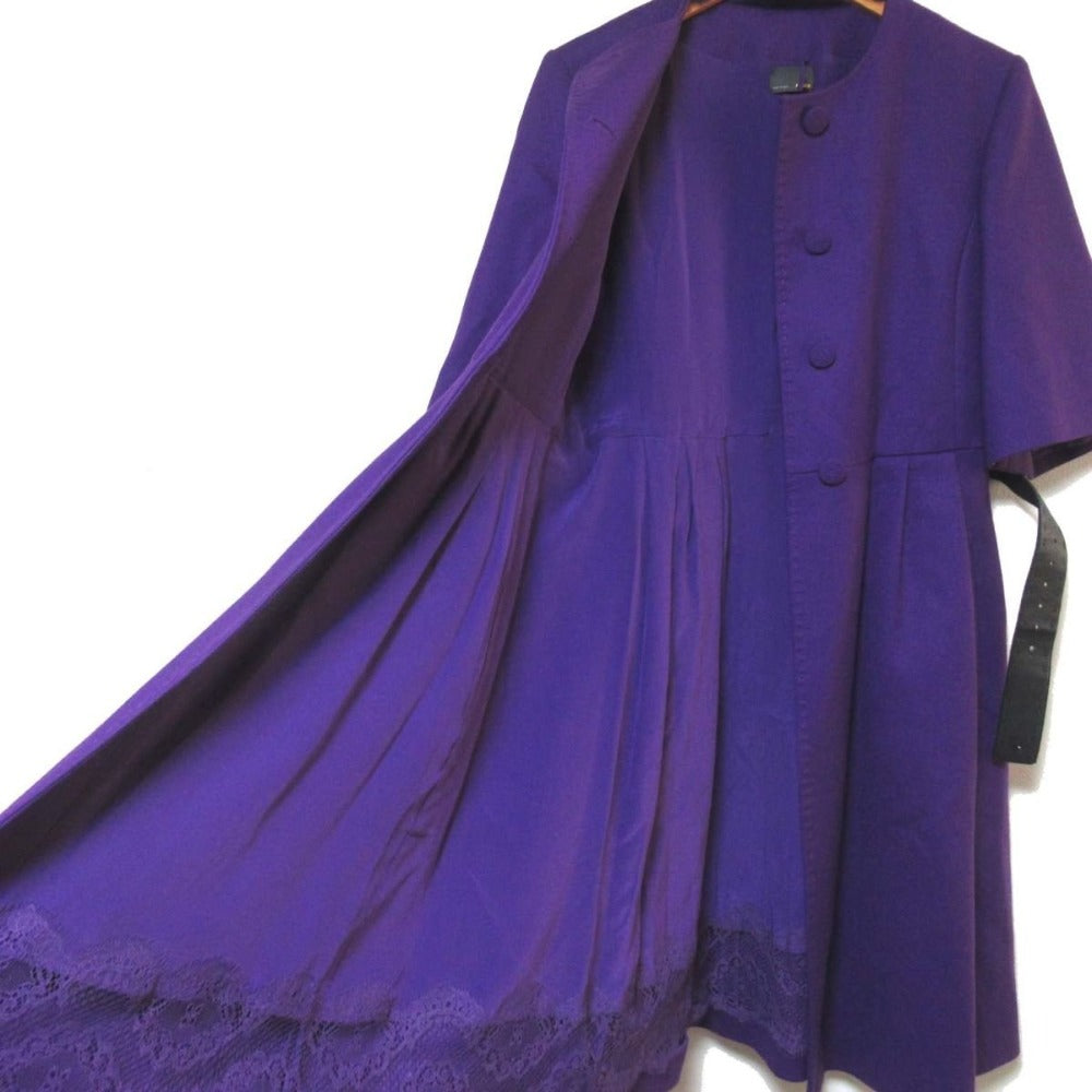 Fendi Official Name 100% Cashmere Mink Fur Coat