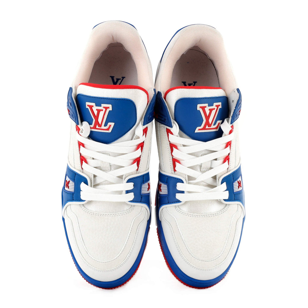 Men's LV Low Trainer Sneakers Leather