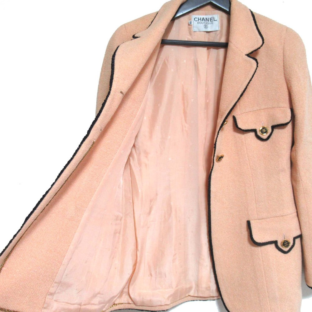 Chanel Coco Mark Single Tweed Jacket