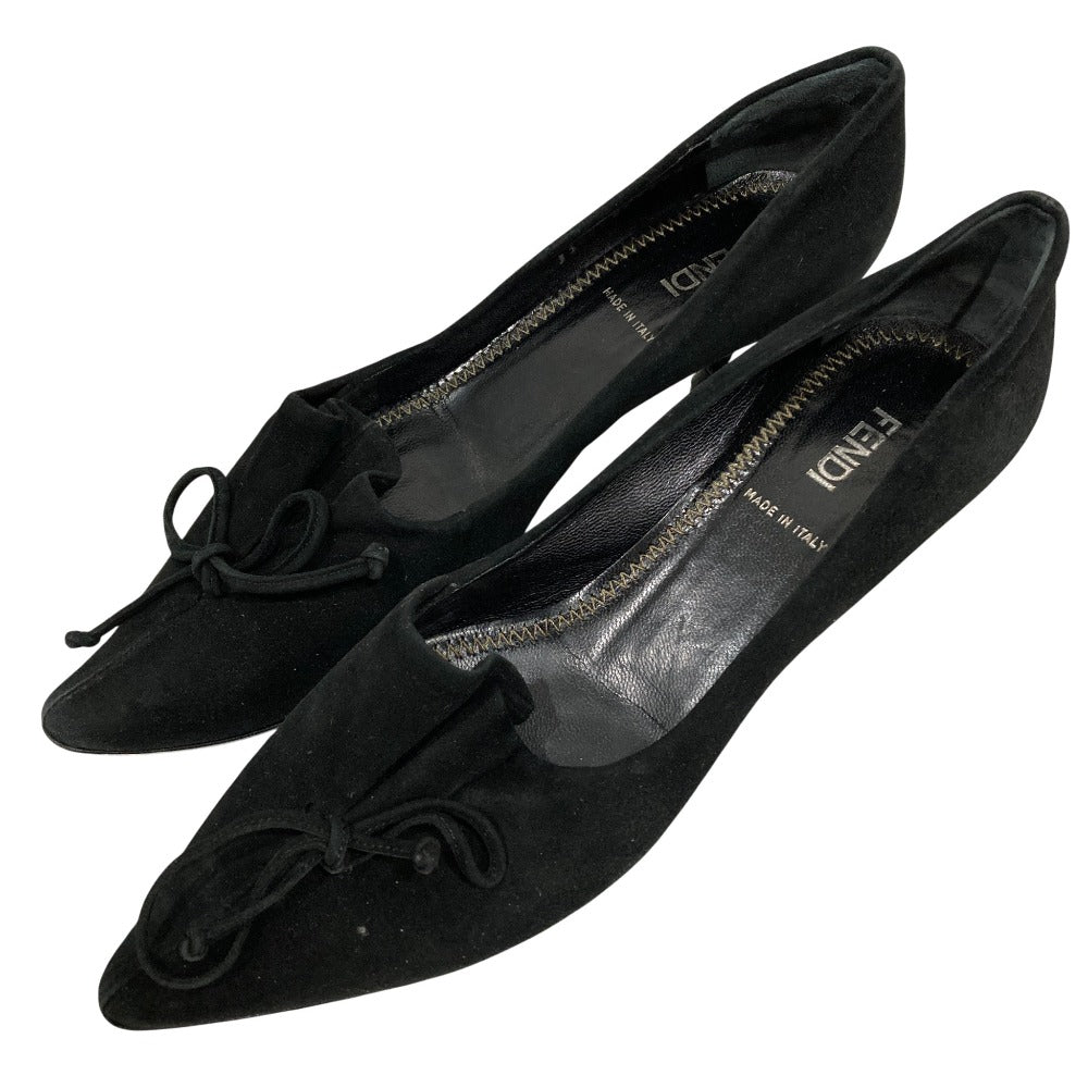 Fendi Suede Pointed Toe Pumps