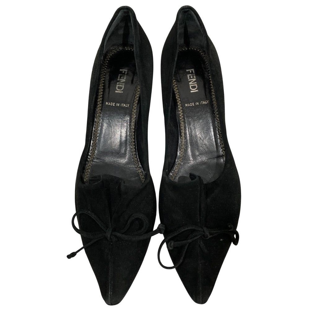Fendi Suede Pointed Toe Pumps