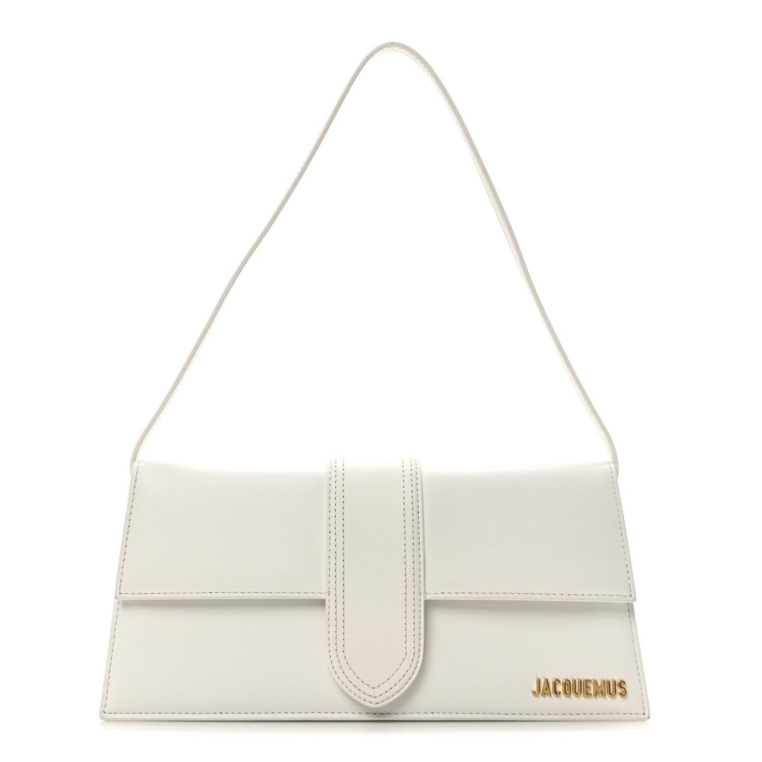 Smooth Calfskin Le Bambino Long White