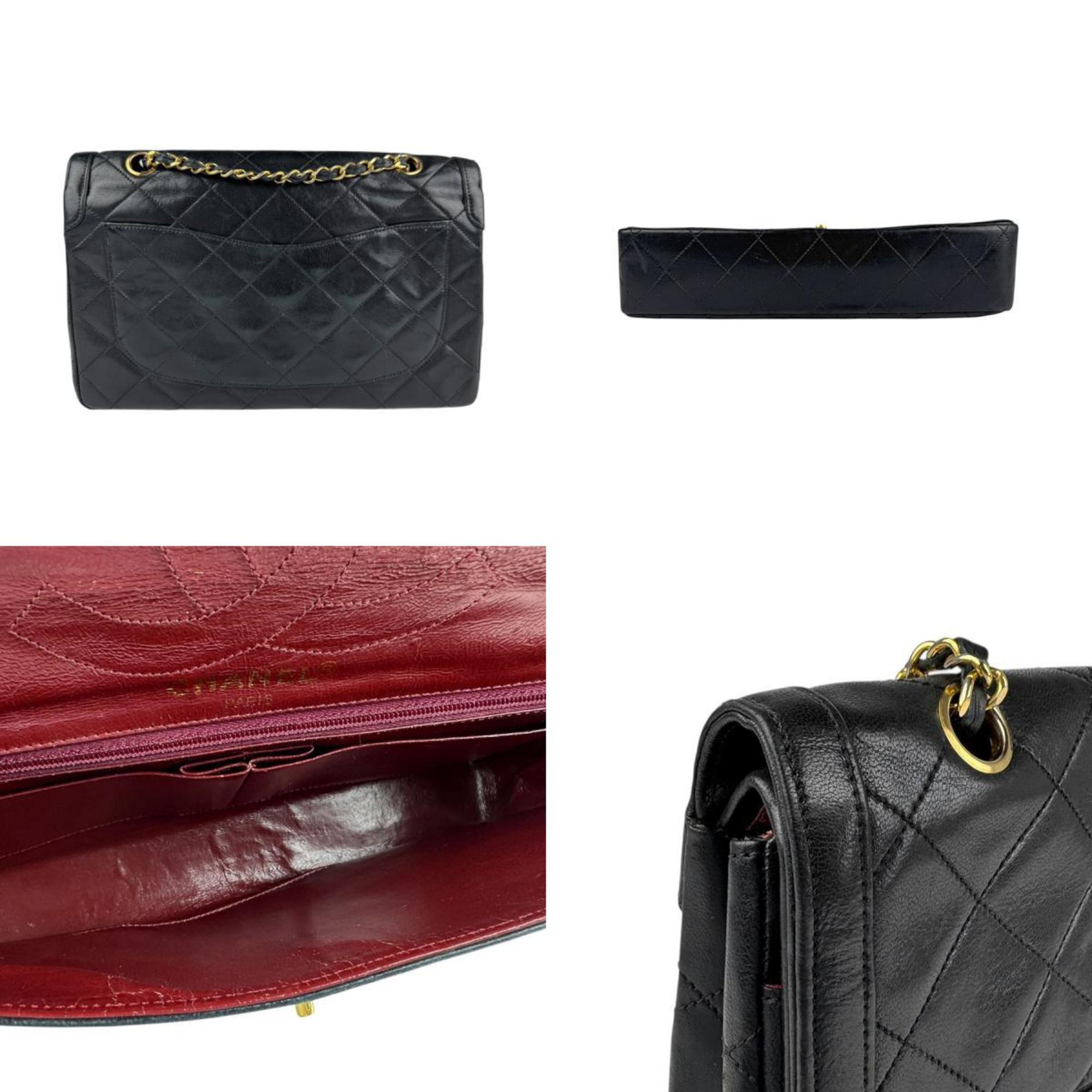 Vintage Two Tone CC Flap Bag Quilted Lambskin Medium