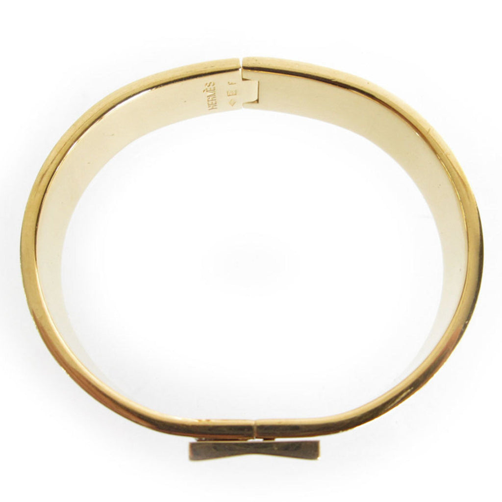 Bangle Enamel and Metal Gold Multi-color Bracelet