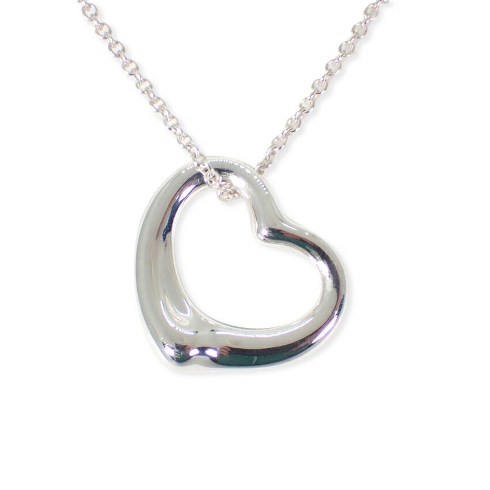 Heart Pendant Necklace Sterling Silver