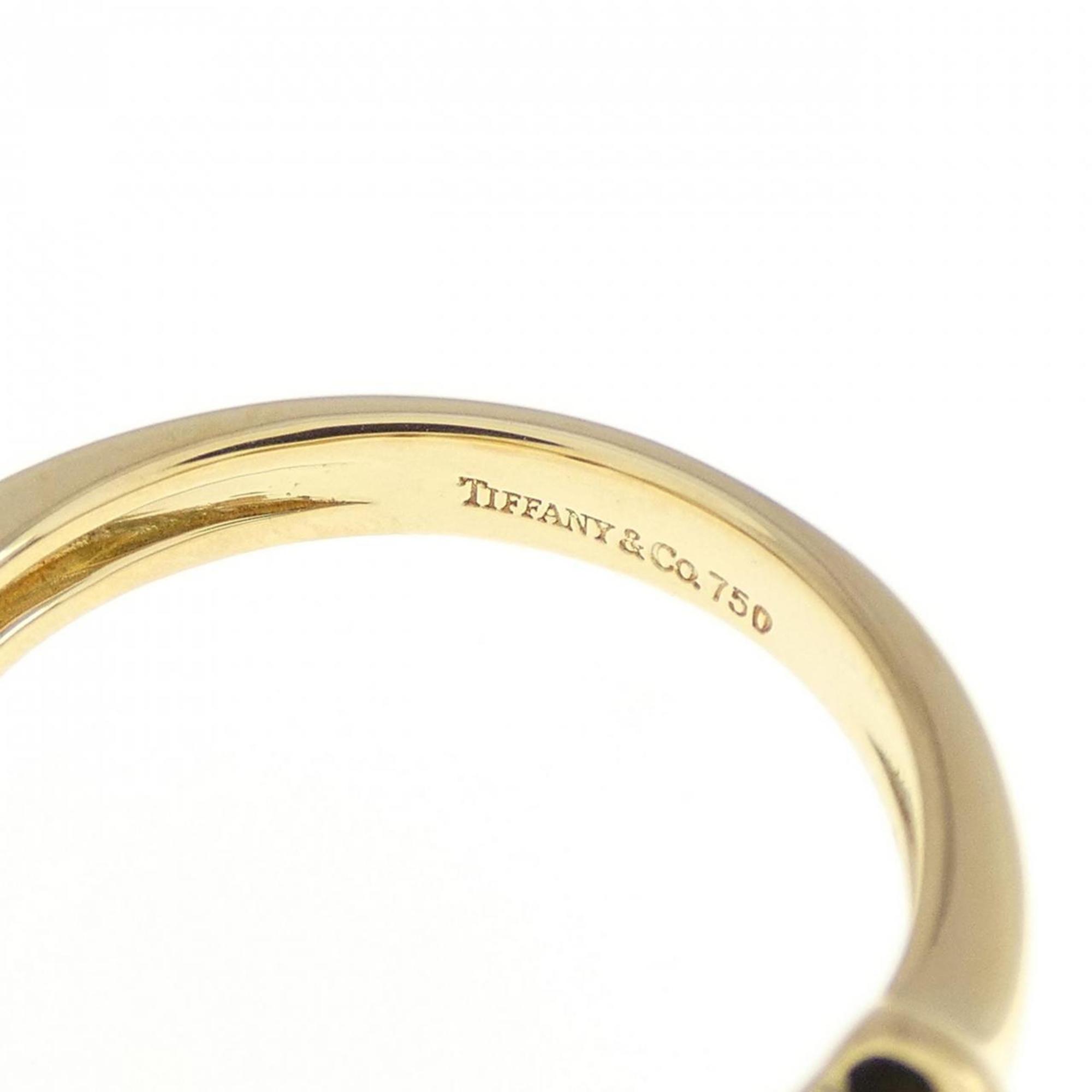 Band Ring Yellow 7mm With Pearl