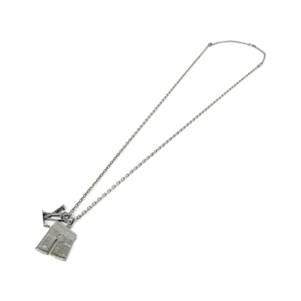 Collier Arc Pendant Necklace Sterling Silver