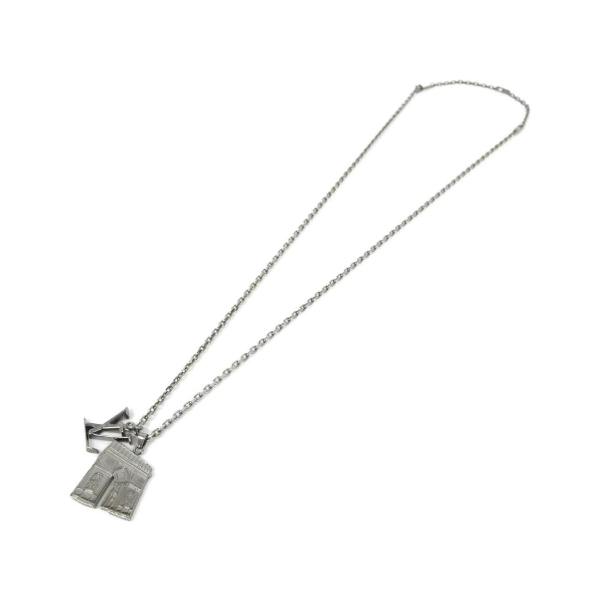 Collier Arc Pendant Necklace Sterling Silver