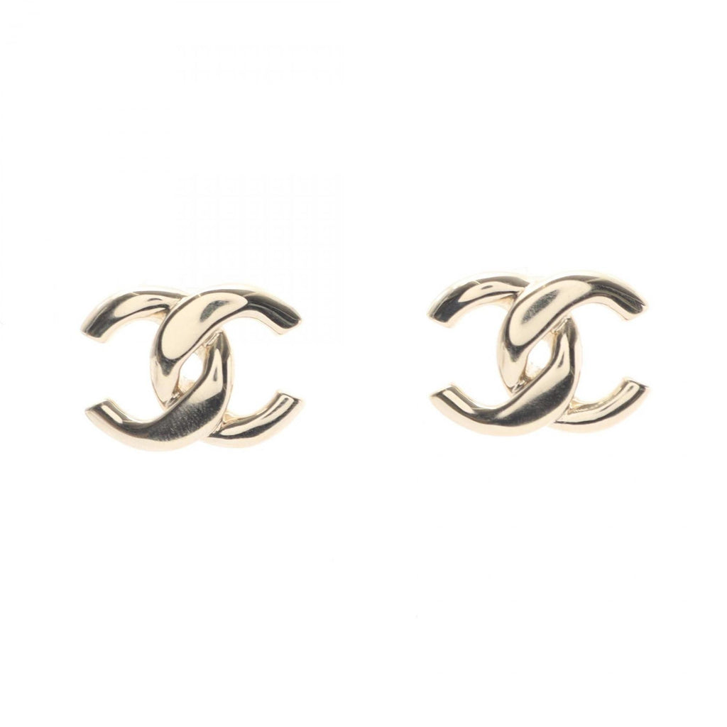 CC Logo Earrings Metal Gold-Tone Metal
