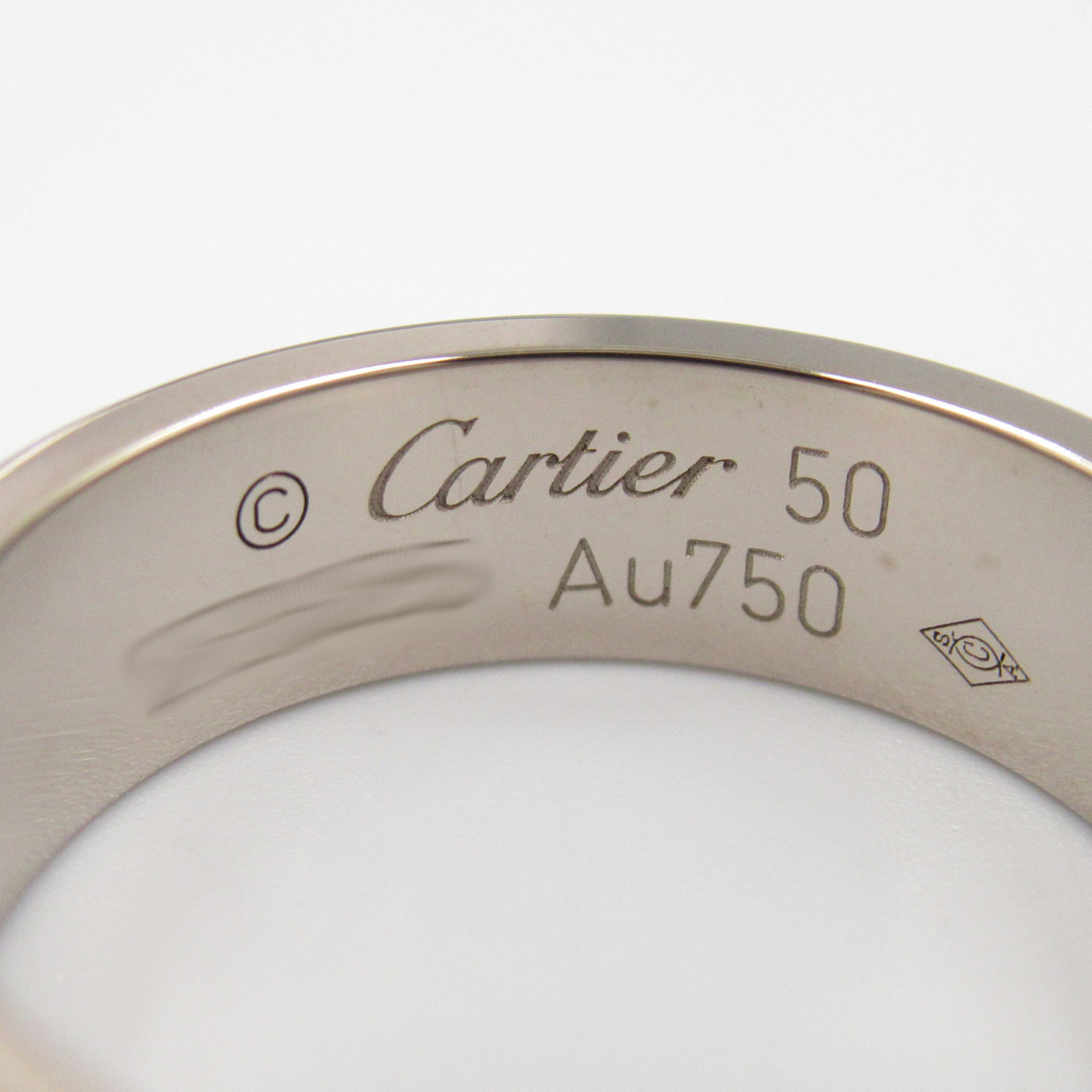 Love Ring 18K White Gold