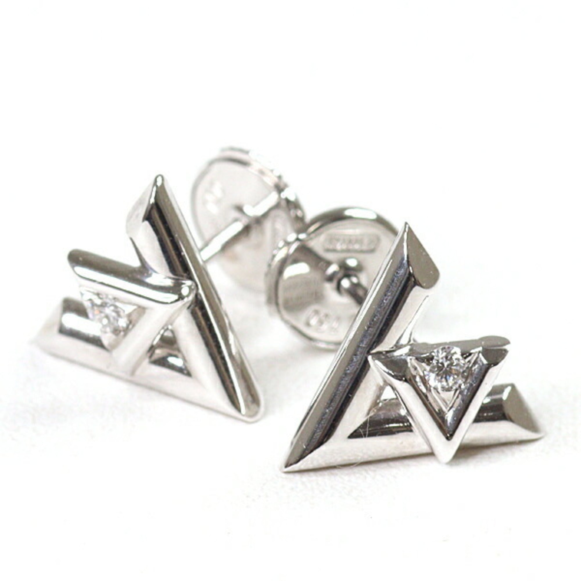 Earrings 18K White Gold