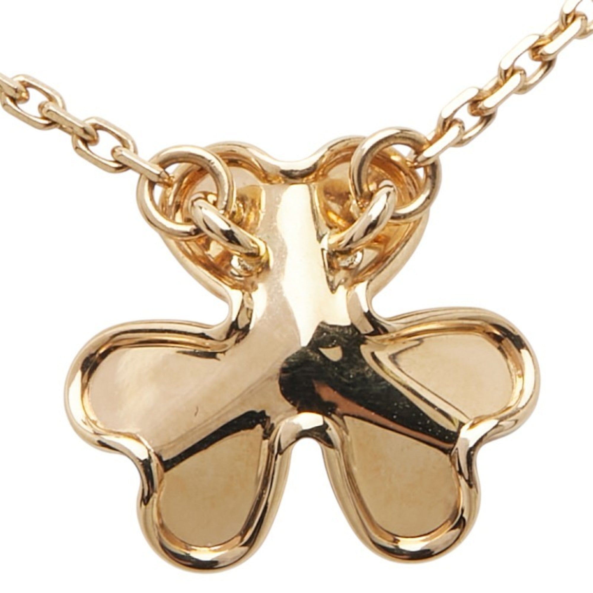 Frivole Pendant Necklace 18K Yellow Gold Mini with Diamond