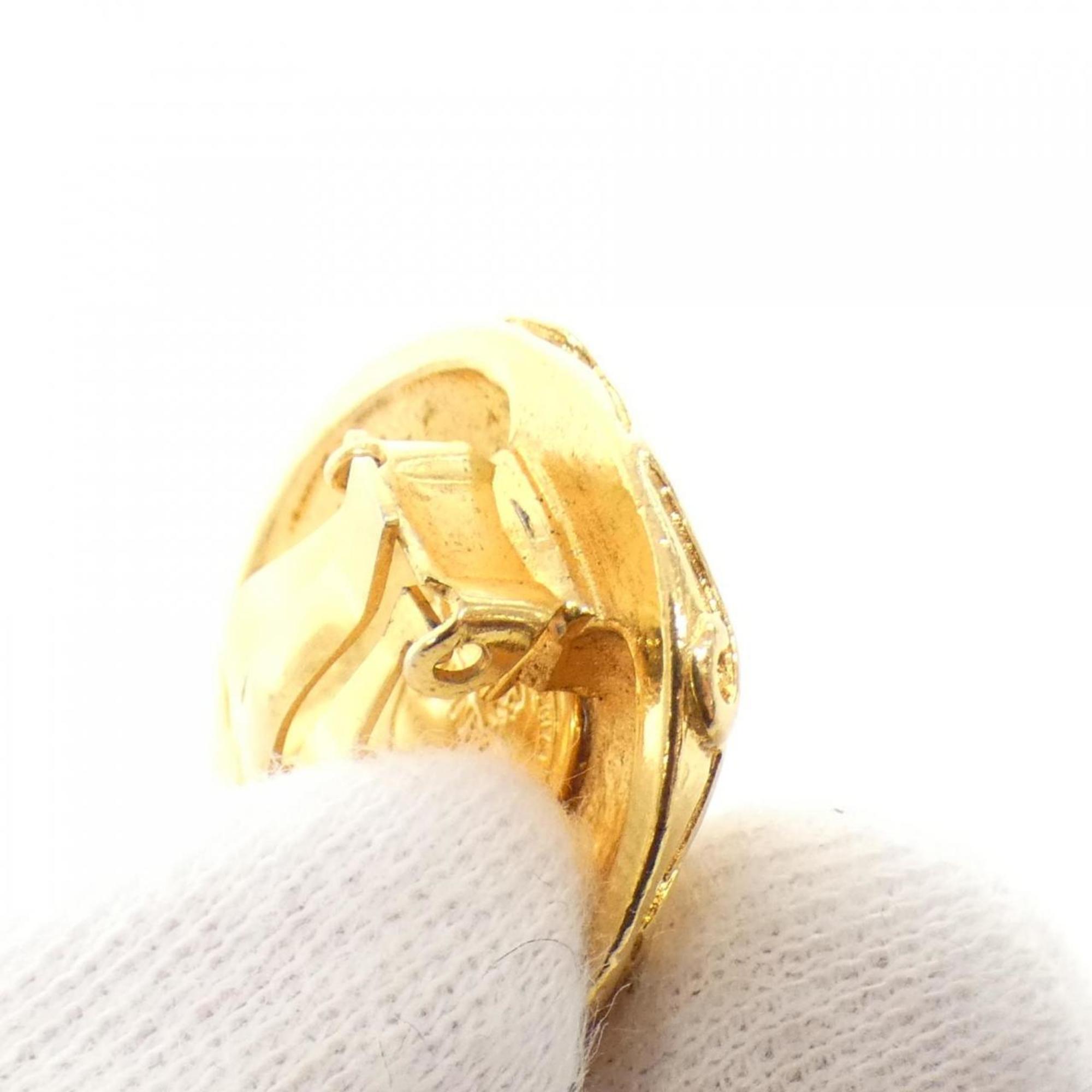Clip-On Earrings Clip-On Gold-Tone Metal