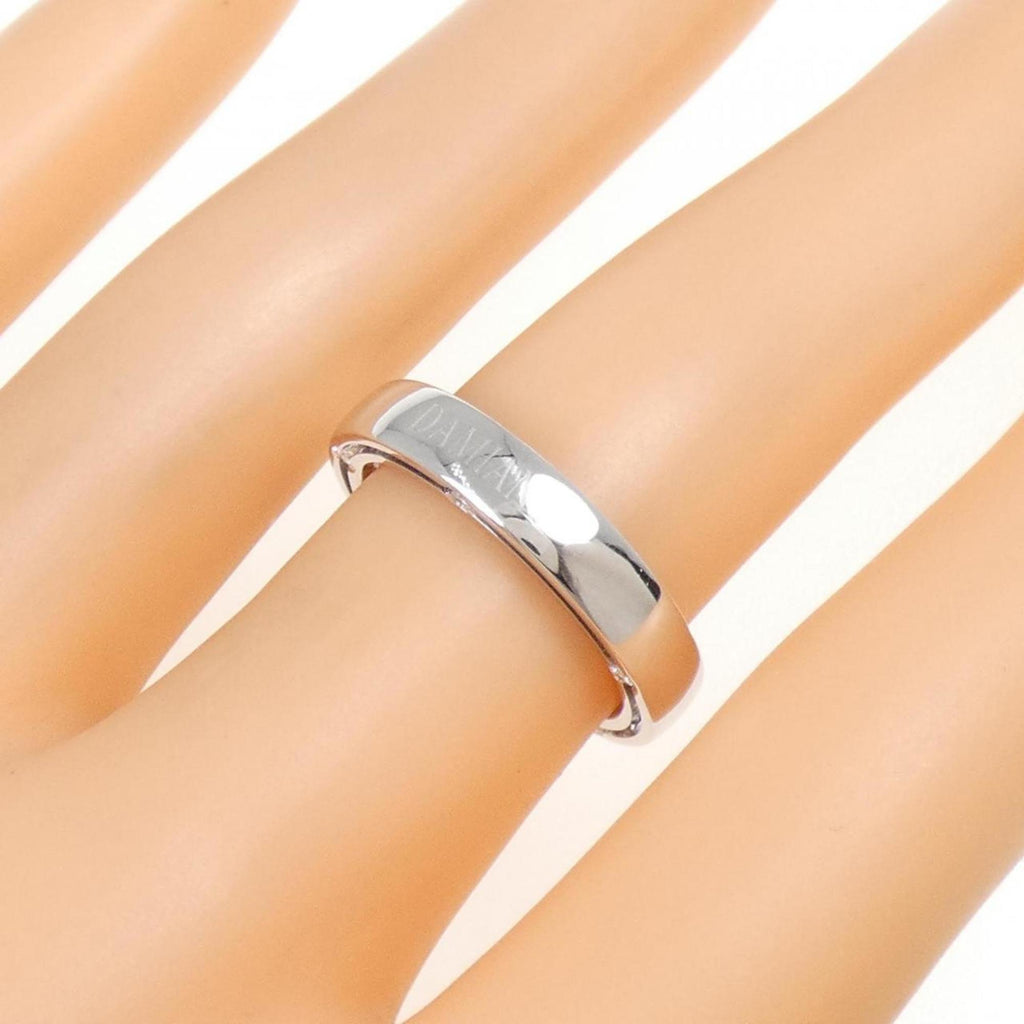 D Side Ring 18K White Gold