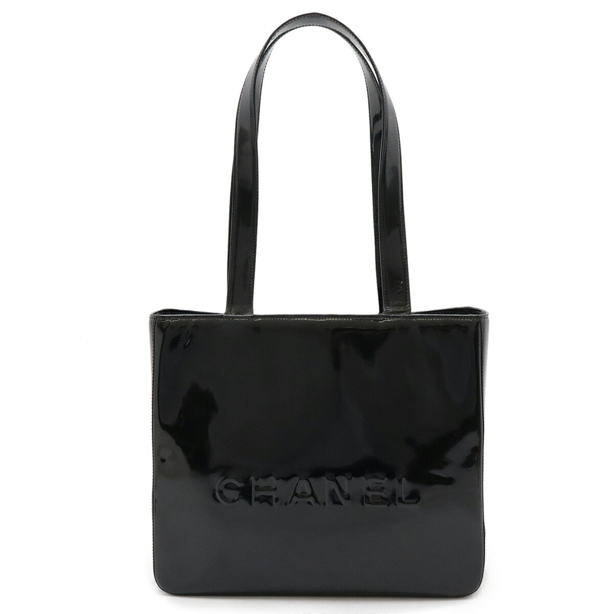 Vintage Embossed Logo Shoulder Bag Patent