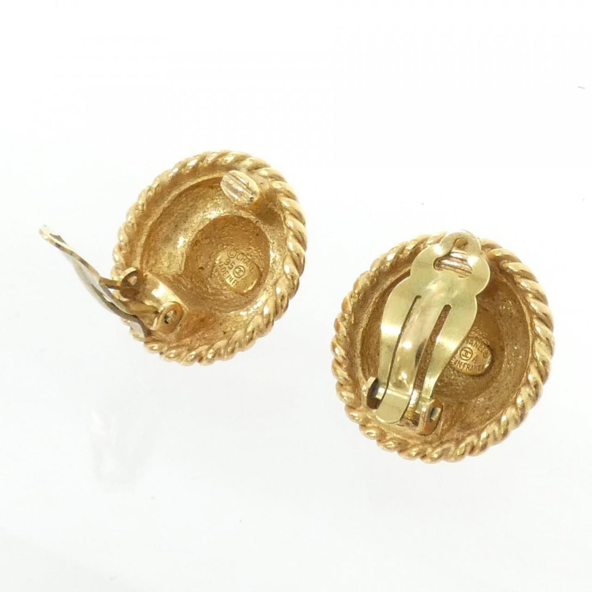 Earrings Gold-Tone Metal