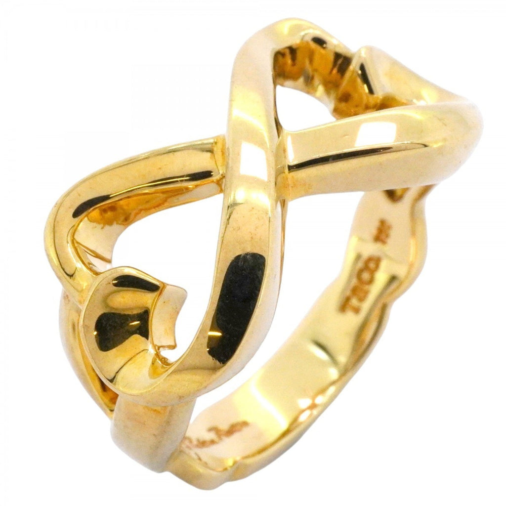 Double Loving Heart Ring 18K Yellow Gold