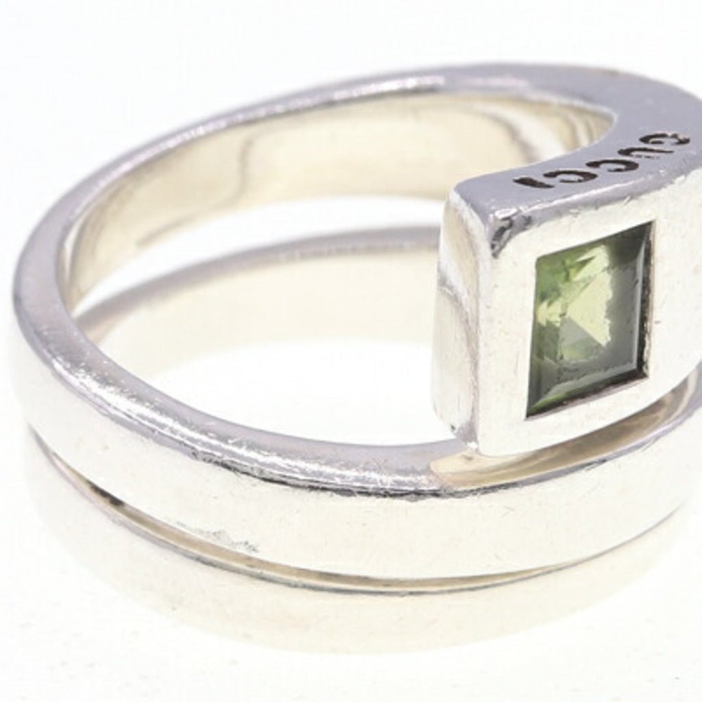 Spiral Ring Sterling Silver with Peridot