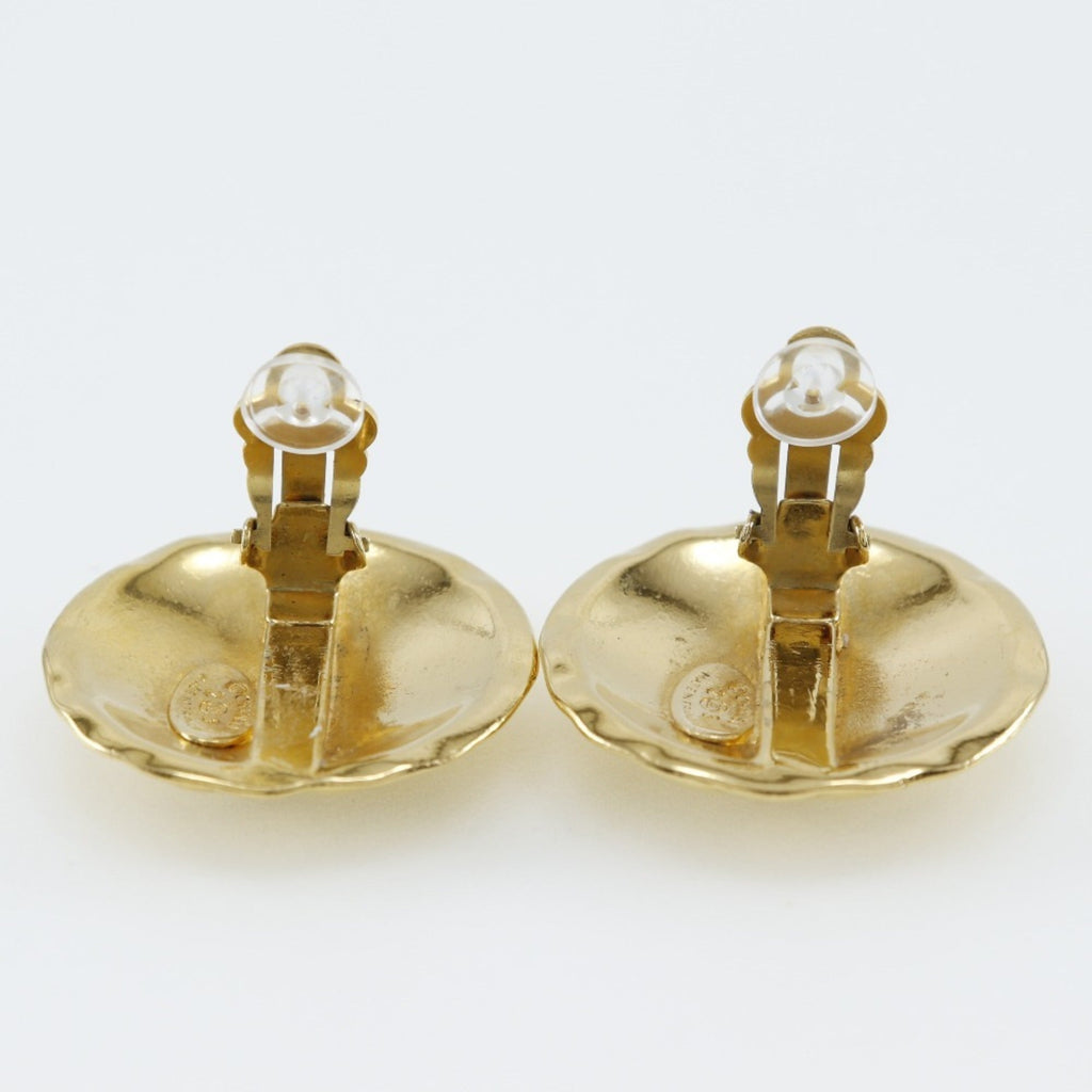 CC Logo Clip-On Earrings Metal